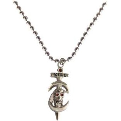 Silver  Skull Fashion Chain Pendant 