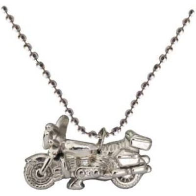 Silver Bike Fashion Chain Pendant 