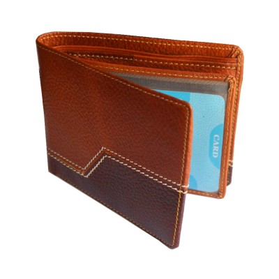 Menjewell Rich & Stylish Multicolor Genuine Leather Wallet For Men