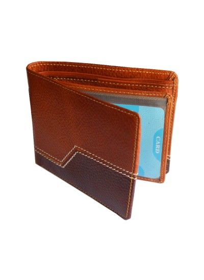 Menjewell Rich & Stylish Multicolor Genuine Leather Wallet For Men