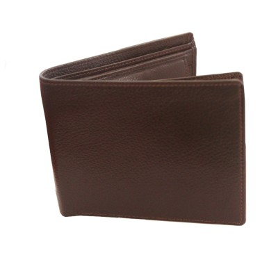 Menjewell Rich & Stylish Brown Genuine Leather Wallet For Men