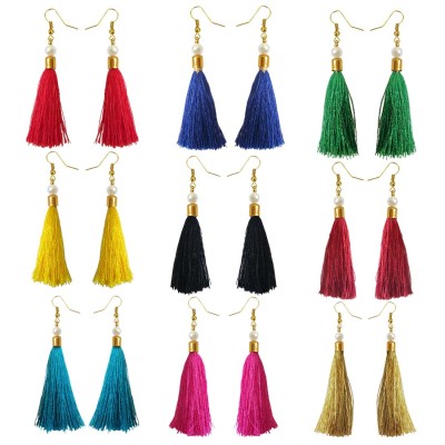 Stylish Small Tassel Earring Combo For Women